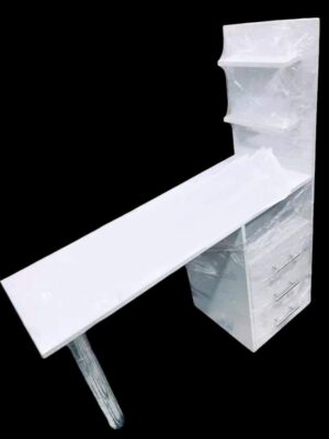 TABLE   UNE POSITION MANUCURE BLANC