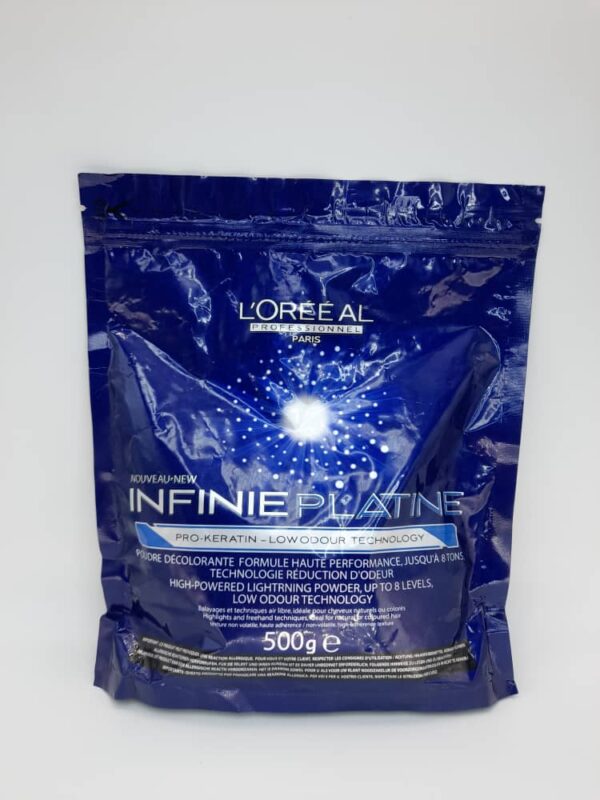 POUDRE DECOLORANTE L'OREAL INFINIE PLATINE 500G – Image 2